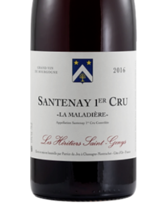 (image for) Les Heritiers Saint-Genys Santenay La Maladiere 1er Cru 2019 [JS 96]